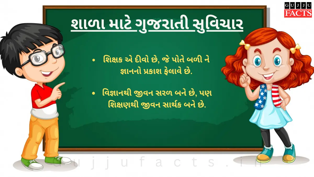 શાળા માટે ગુજરાતી સુવિચાર | Suvichar for Students in Gujarati